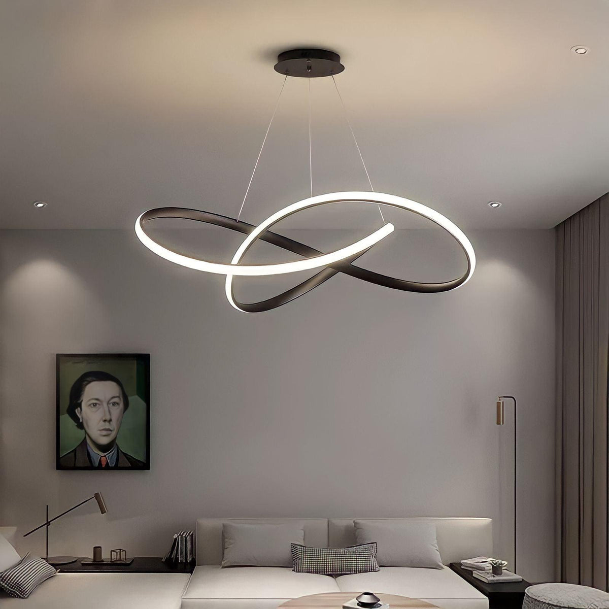 Luminaire anneau LED