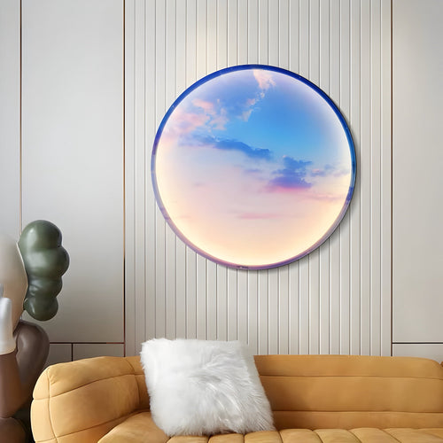 Applique murale anneau LED à décor nature Circle, vue 2