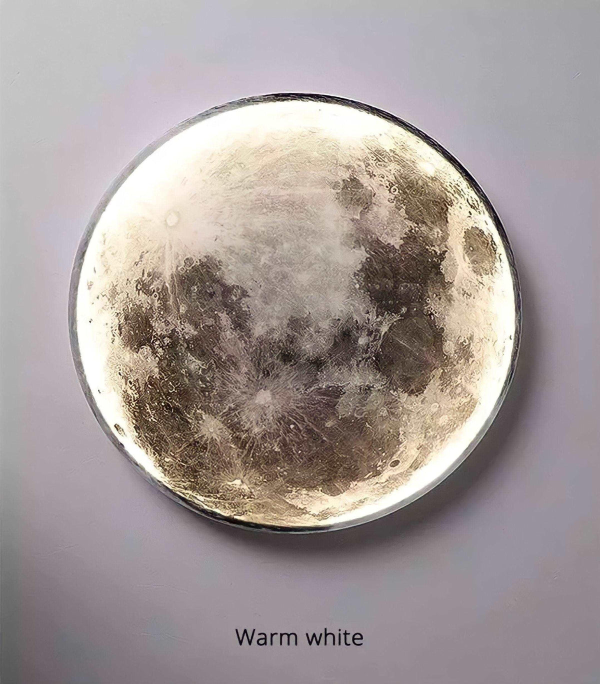 Applique murale anneau LED motif lune, rétroéclairée, vue 5