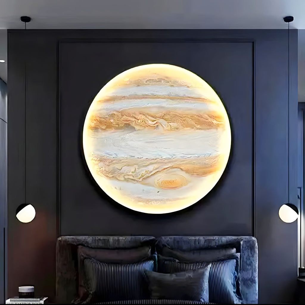 Applique murale anneau LED planète rétroéclairée Galaxy, vue 3