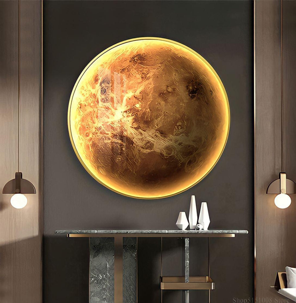 Applique murale anneau LED planète rétroéclairée Galaxy, vue 4