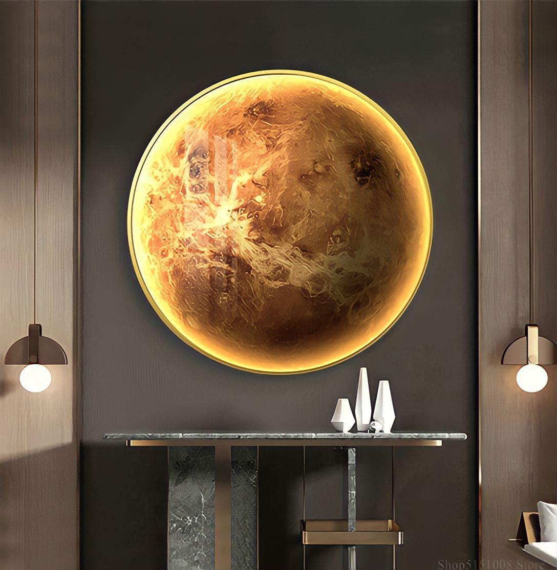 Applique murale anneau LED planète rétroéclairée Galaxy, vue 4