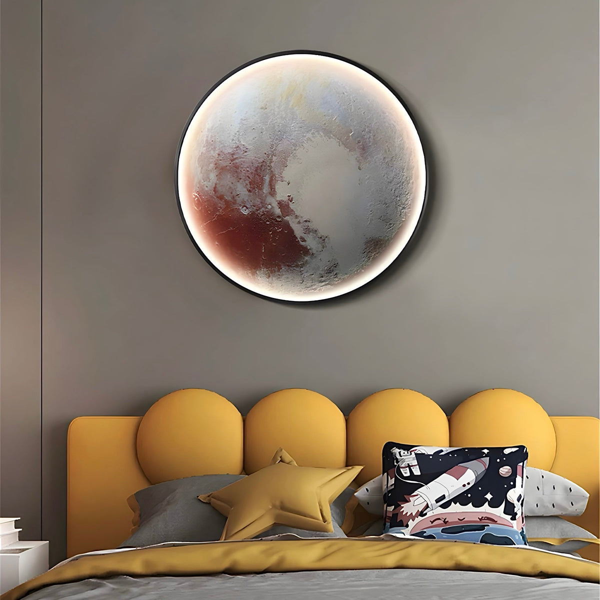 Applique murale anneau LED planète rétroéclairée Galaxy, vue 6