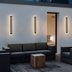 Applique murale design LED linéaire, intérieur ou extérieur, vue 2