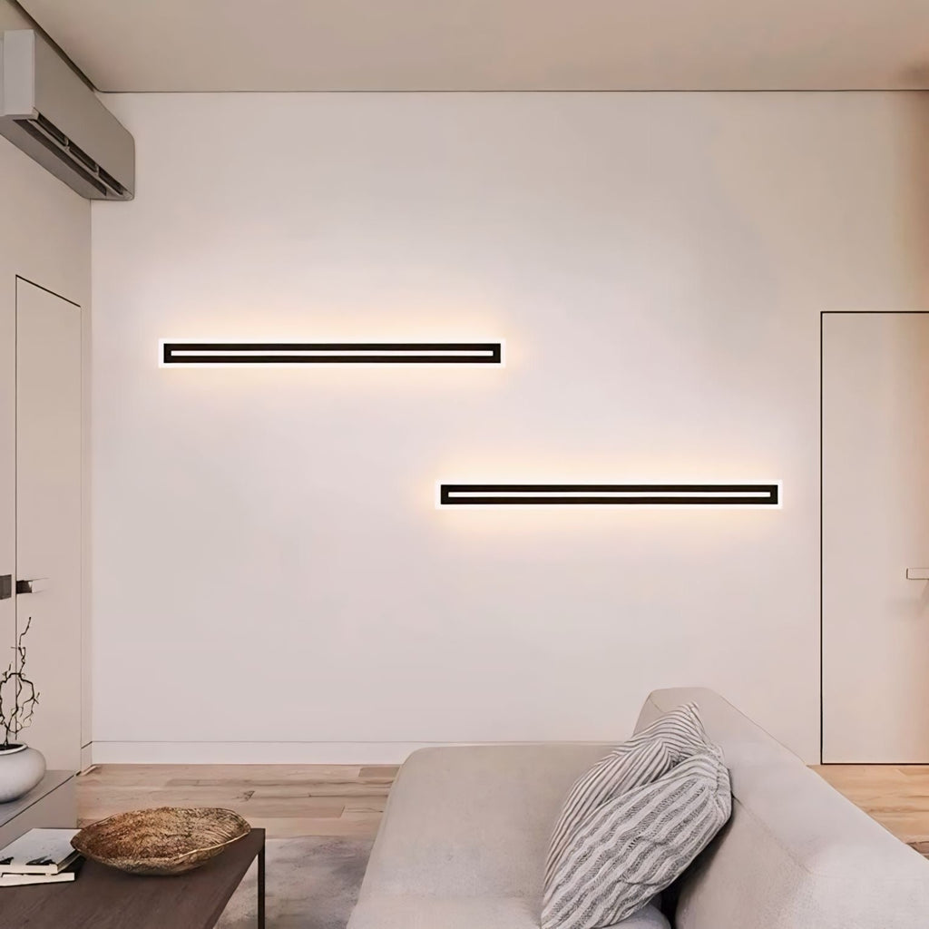 Applique murale design LED linéaire, intérieur ou extérieur, vue 9