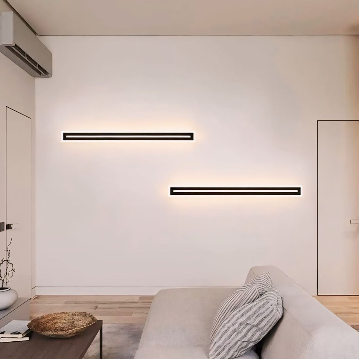 Applique murale design LED linéaire, intérieur ou extérieur, vue 9