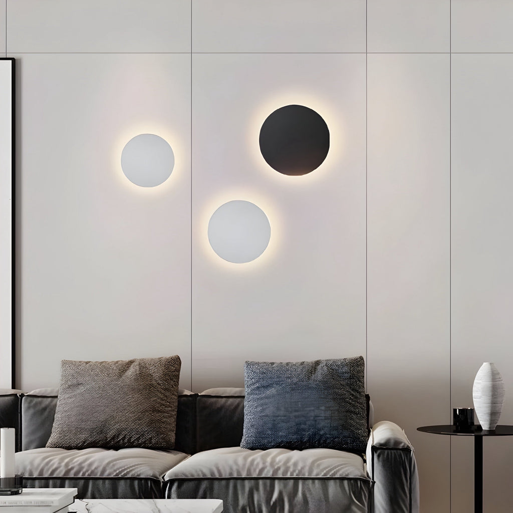 Applique murale design ronde effet éclipse Eclipse, vue 3