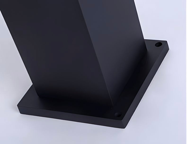 Borne extérieure LED en aluminium noir, IP68, vue 4