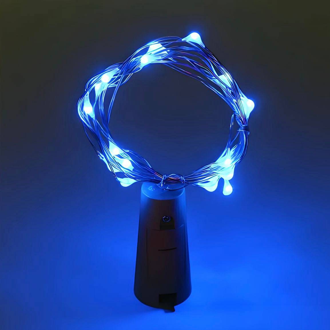 Guirlande LED pour bouteille avec bouchon interrupteur, vue 11