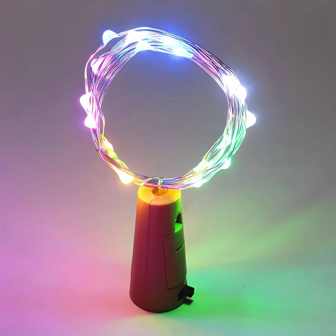 Guirlande LED pour bouteille avec bouchon interrupteur, vue 15