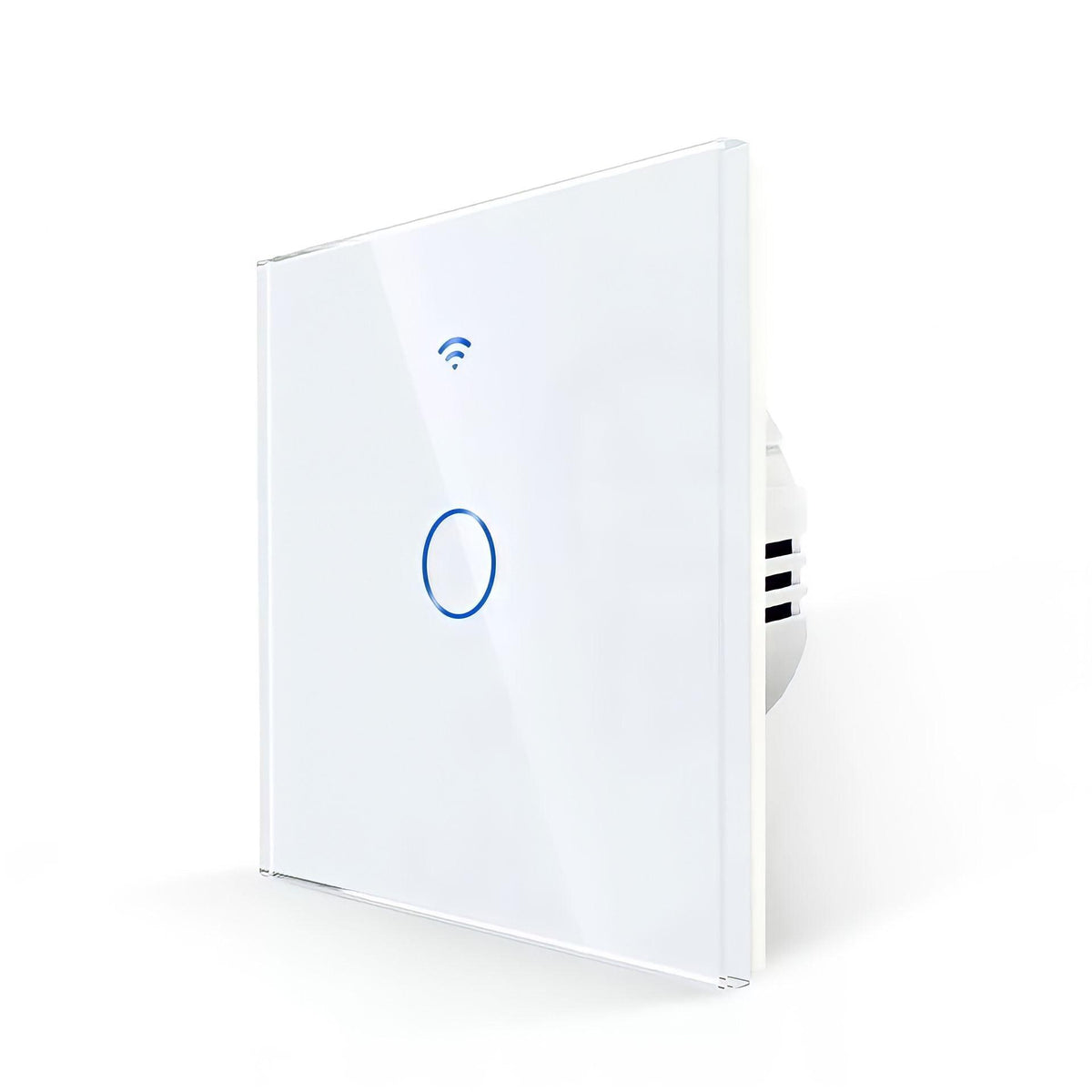 Interrupteur tactile connecté Wi-Fi ou Zigbee en verre trempé