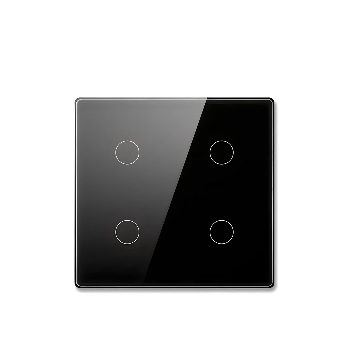 Interrupteur tactile connecté Wi-Fi ou Zigbee en verre trempé, vue 10