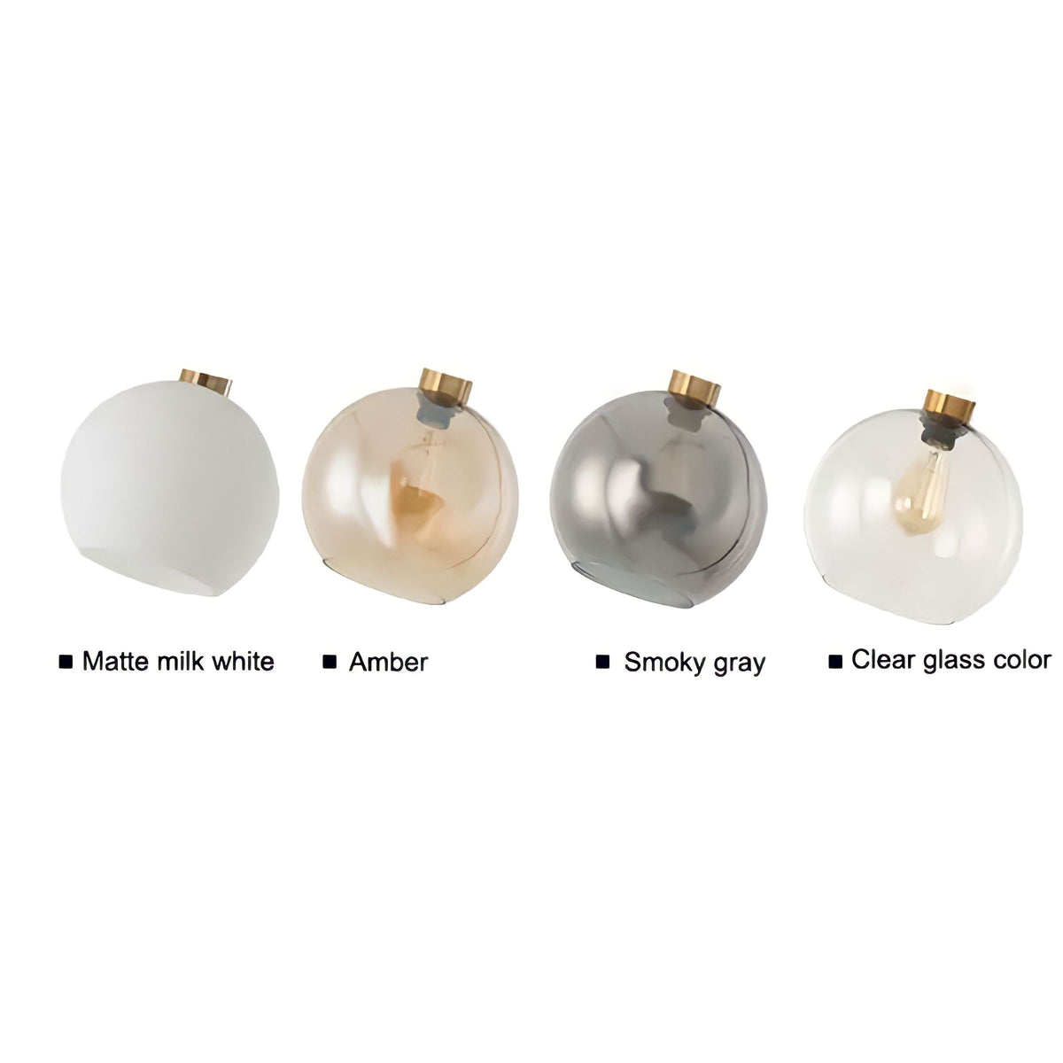 Lampadaire marbre à globe en verre, quatre teintes, vue 8