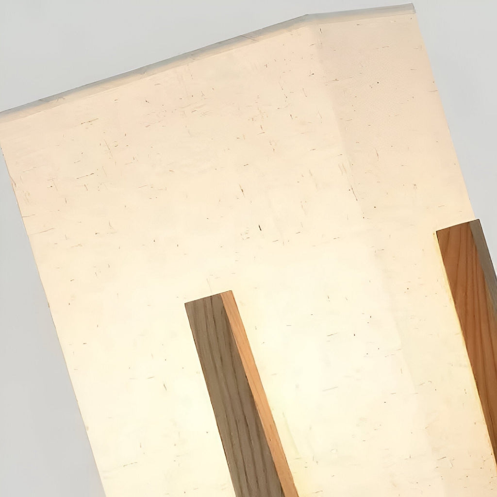 Lampe à poser wabi-sabi en bois de noyer ou de hêtre, vue 5