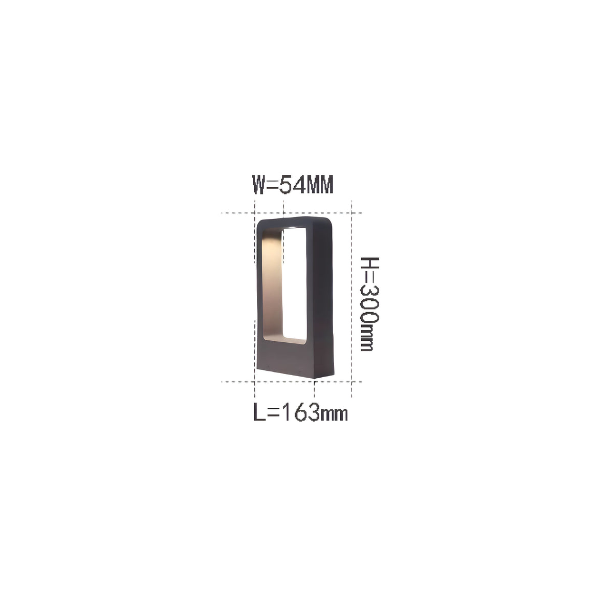 Lampe de jardin LED IP68 avec piquet ou fixation à visser, vue 10