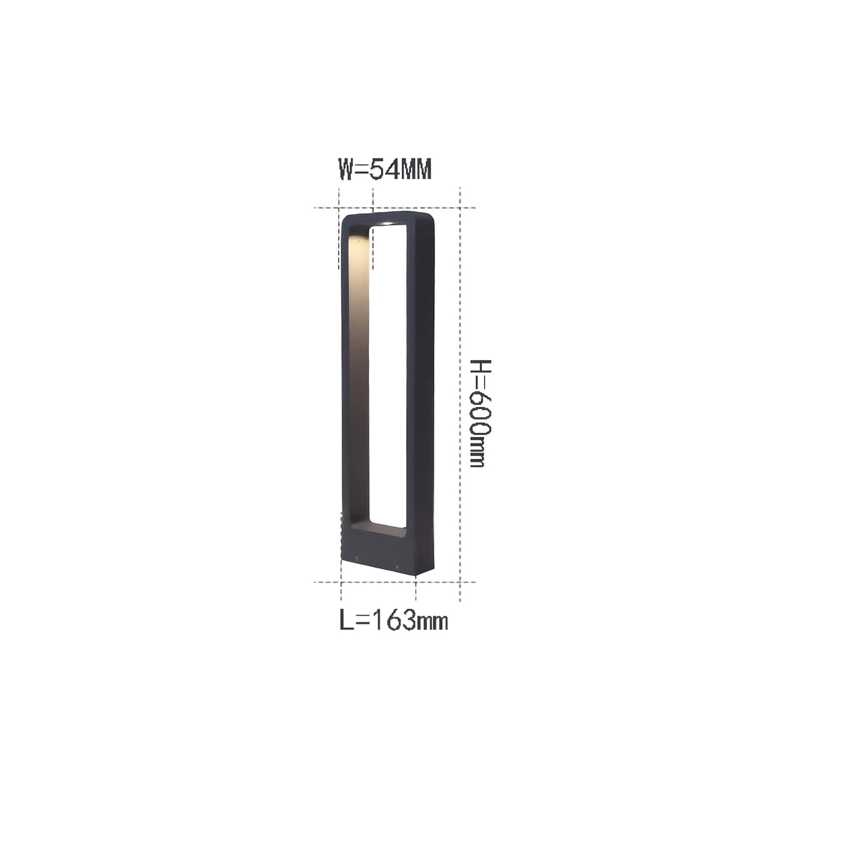 Lampe de jardin LED IP68 avec piquet ou fixation à visser, vue 11