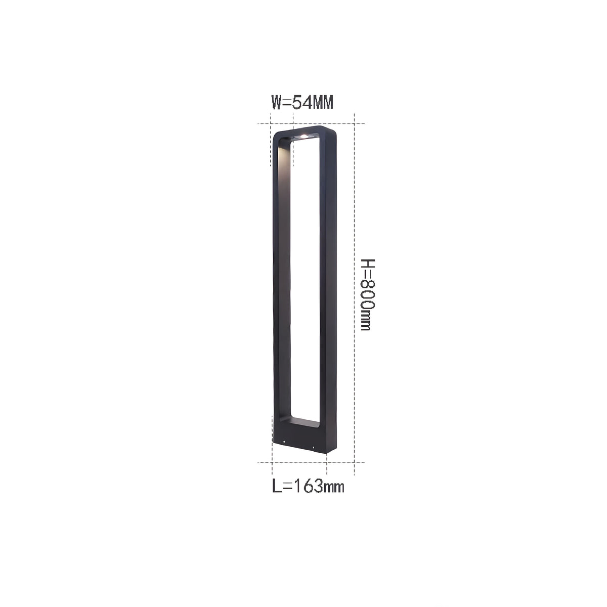 Lampe de jardin LED IP68 avec piquet ou fixation à visser, vue 12