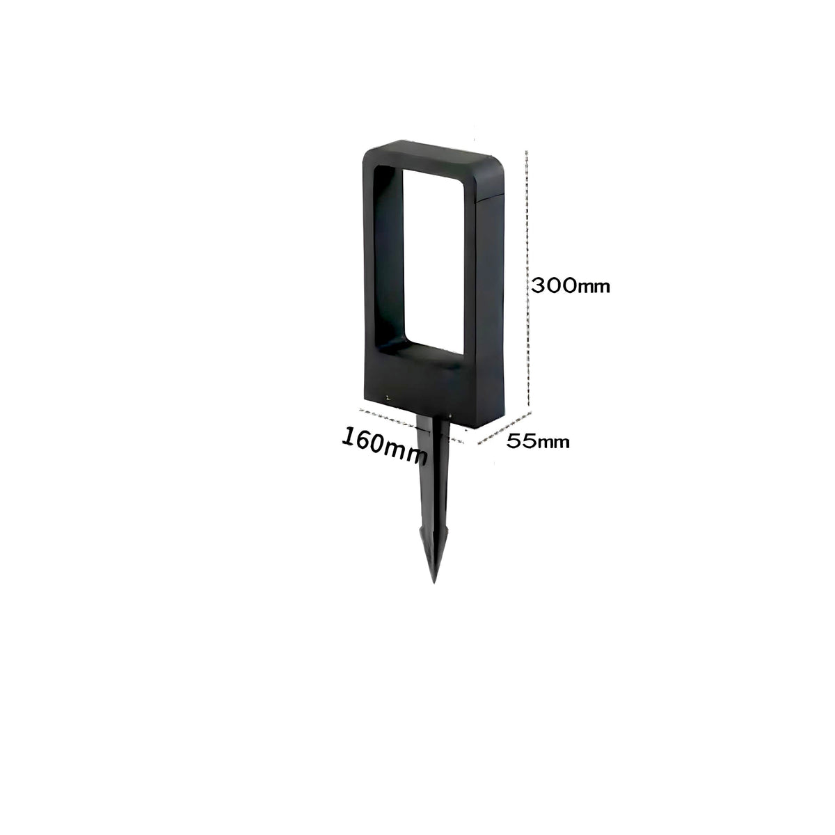 Lampe de jardin LED IP68 avec piquet ou fixation à visser, vue 13