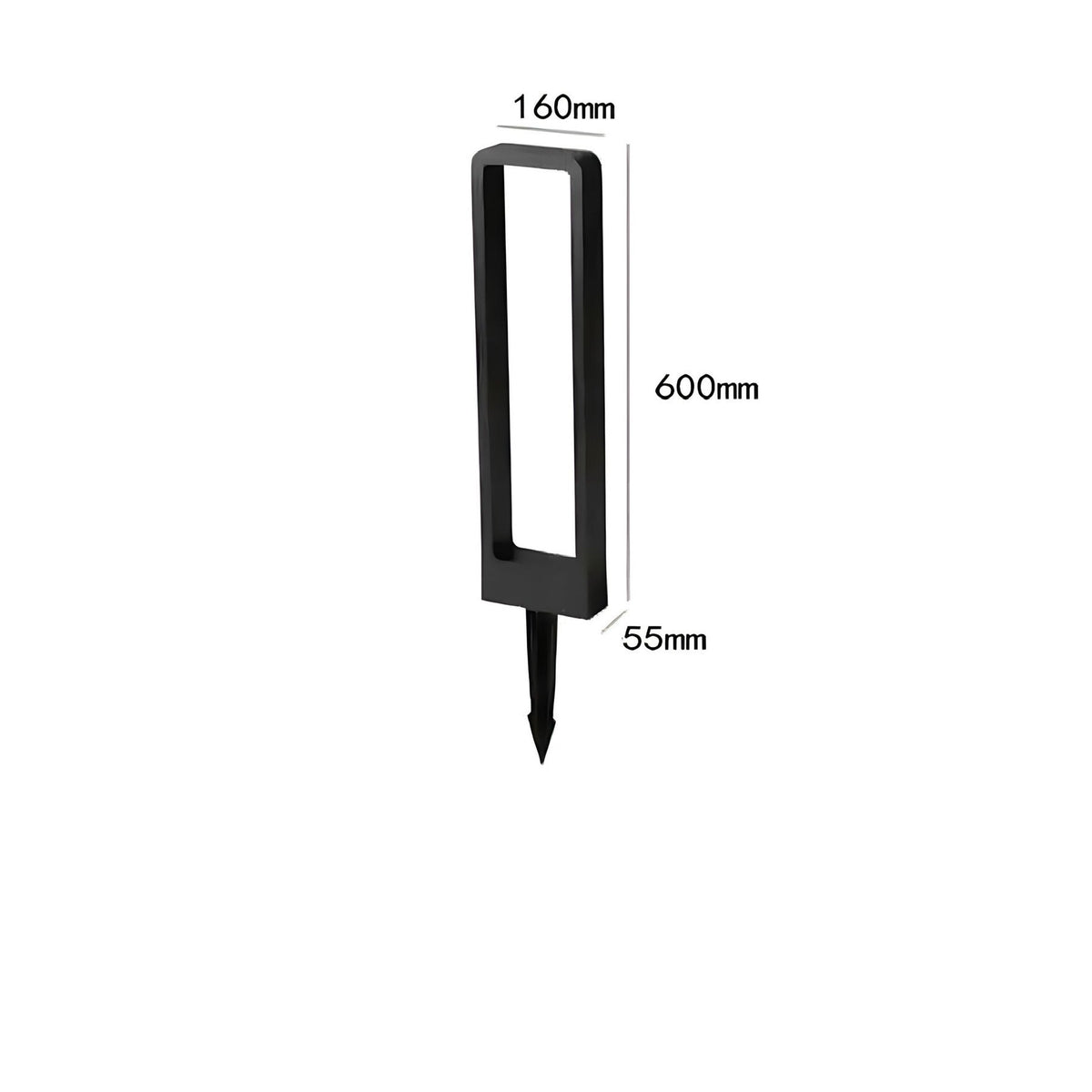 Lampe de jardin LED IP68 avec piquet ou fixation à visser, vue 14