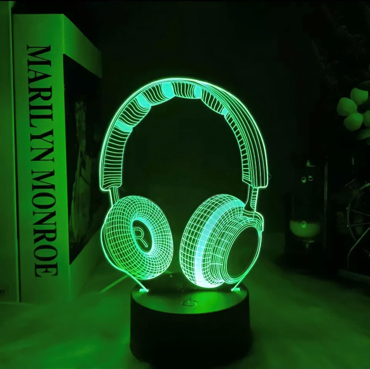 Lampe LED effet 3D pour coin gaming, multicolore, vue 3