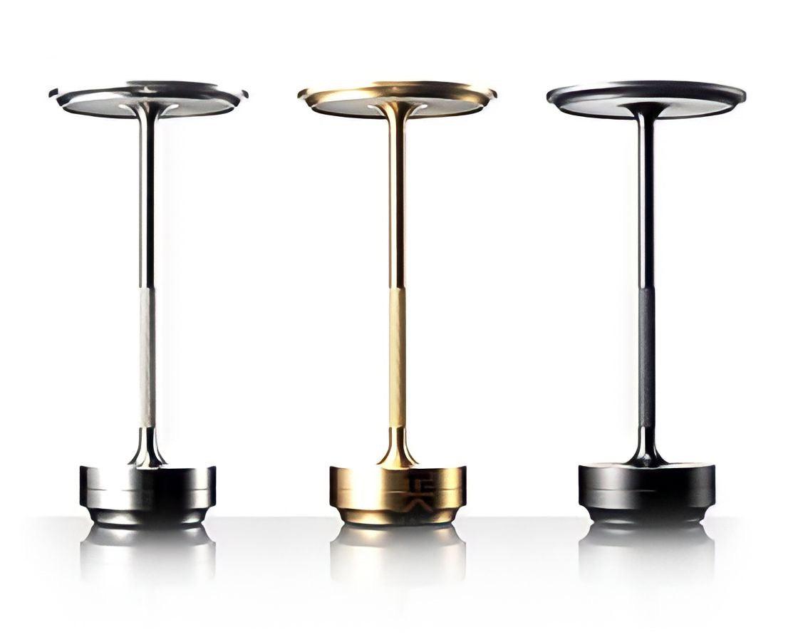 Lampe sans fil rechargeable en aluminium à variateur tactile, vue 2
