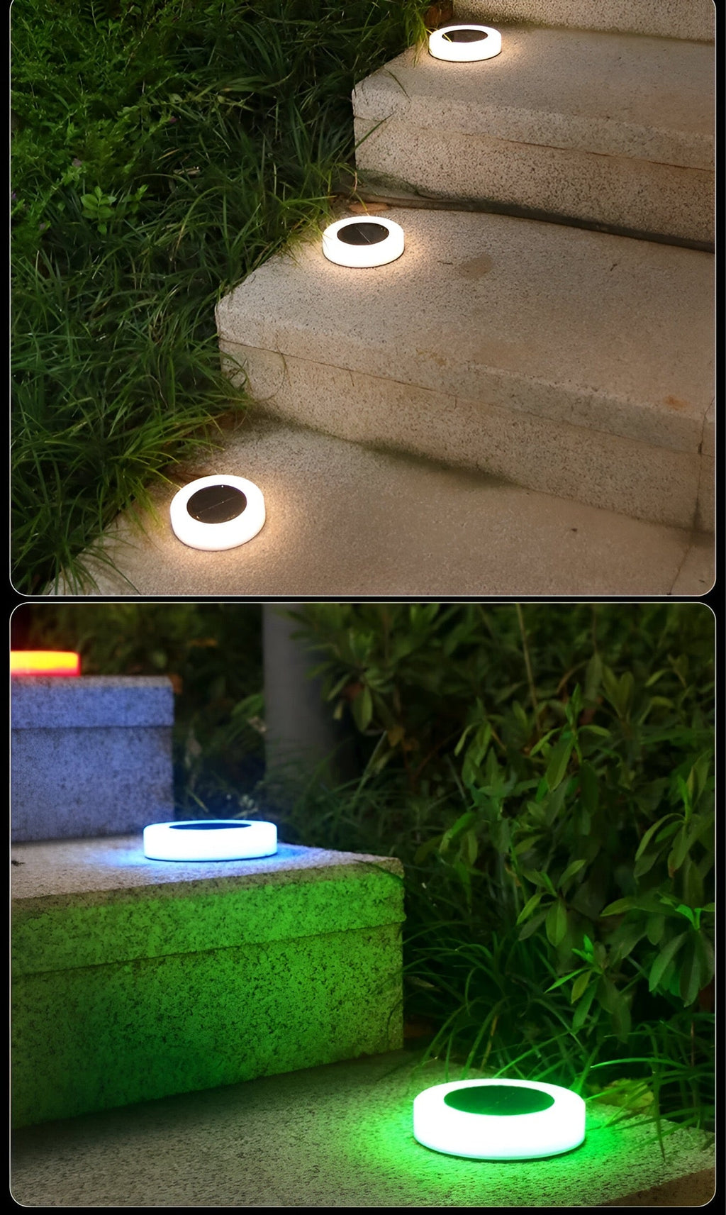 Lampe solaire d'extérieur à allumage automatique, IP65, vue 7