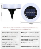 Lampe solaire d'extérieur à allumage automatique, IP65, vue 8