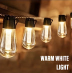 Lampe solaire guirlande guinguette étanche IP65, vue 7