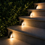 Lampe solaire pour marches d'escalier, détecteur crépusculaire, vue 3