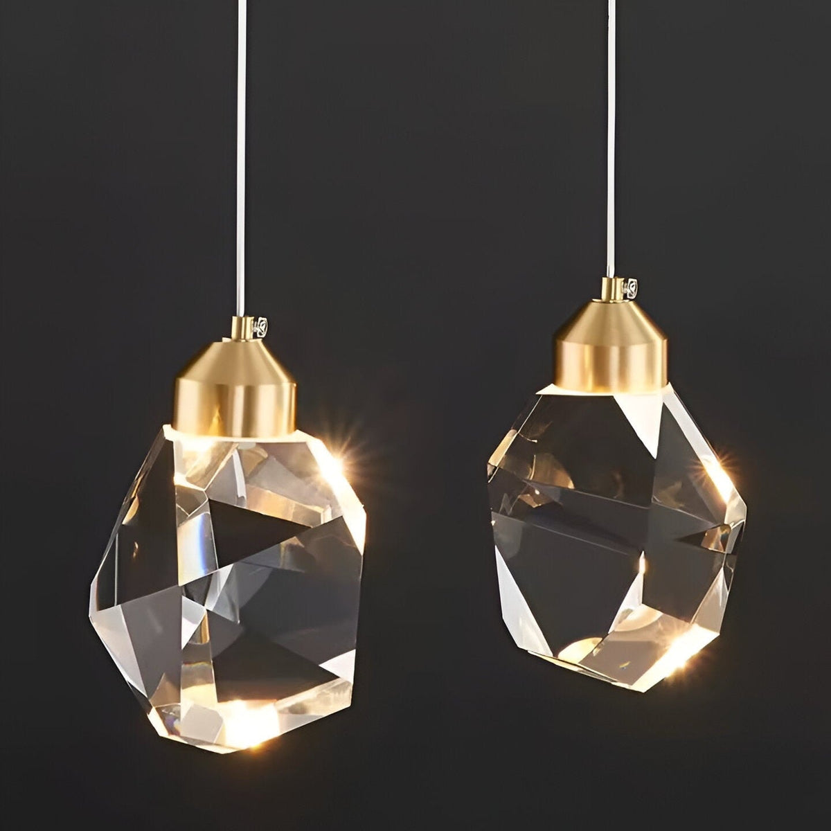 Lustre cristal K9 doré à hauteur réglable, 3 à 35 lumières, vue 3