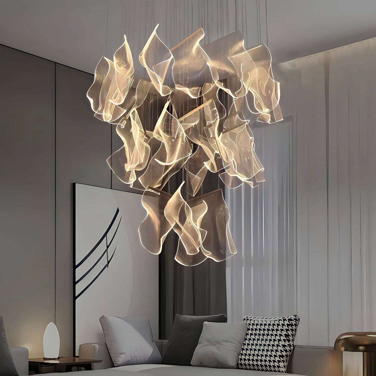 Lustre design duplex à suspensions réglables Masterclass, vue 2