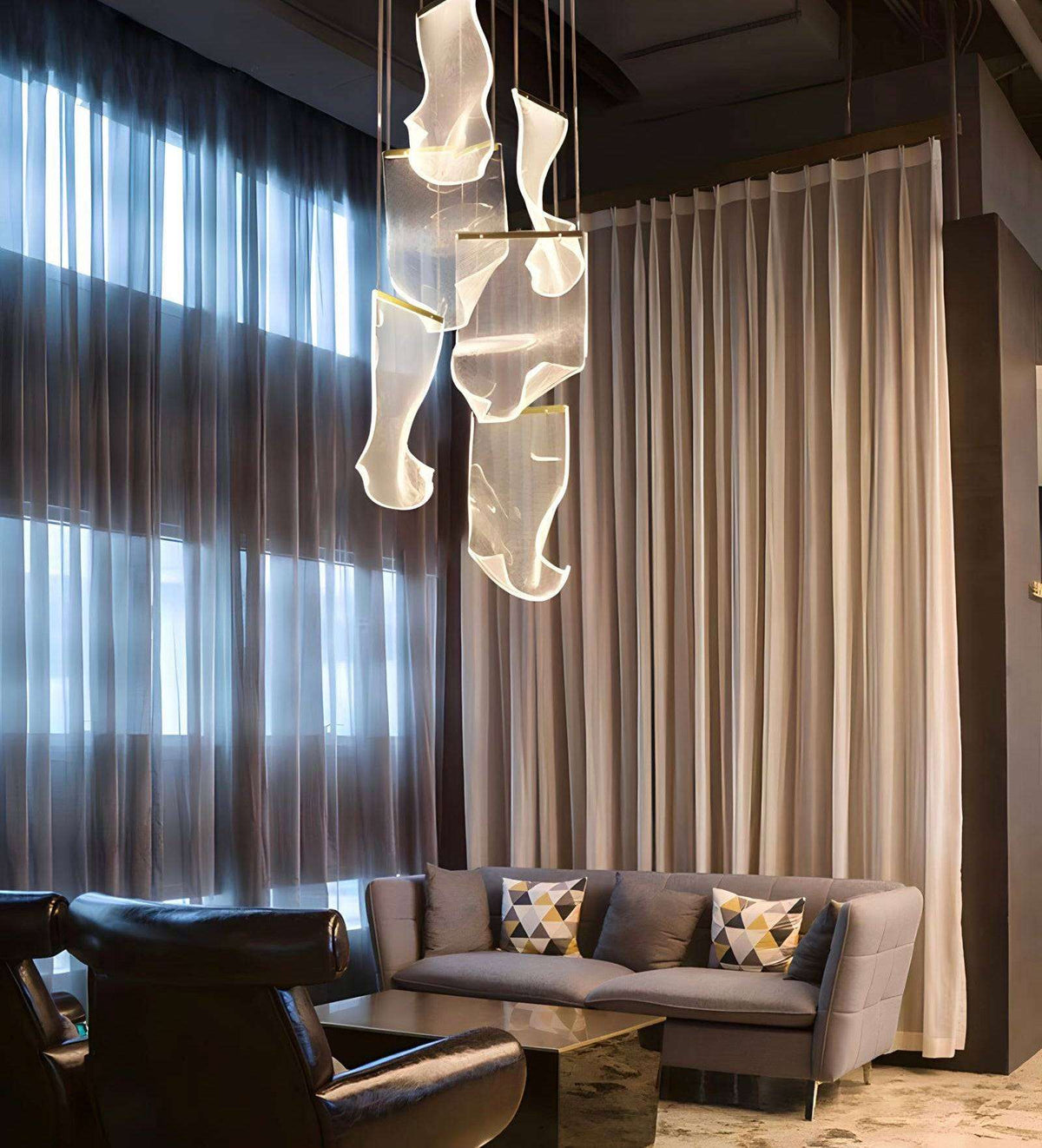 Lustre design duplex à suspensions réglables Masterclass, vue 4