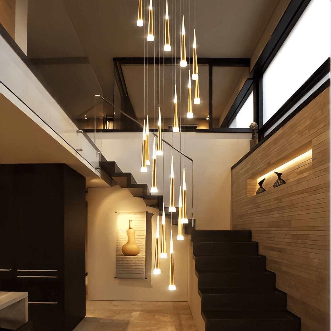 Lustre duplex à cônes lumineux, 6 à 60 éléments, vue 2