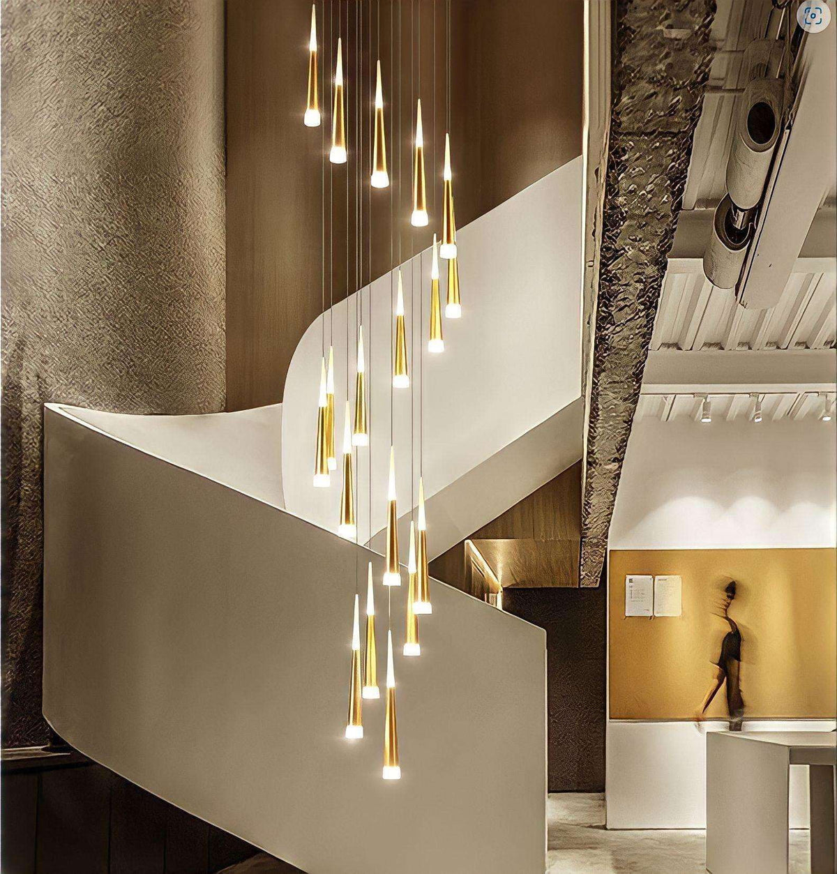 Lustre duplex à cônes lumineux, 6 à 60 éléments, vue 4