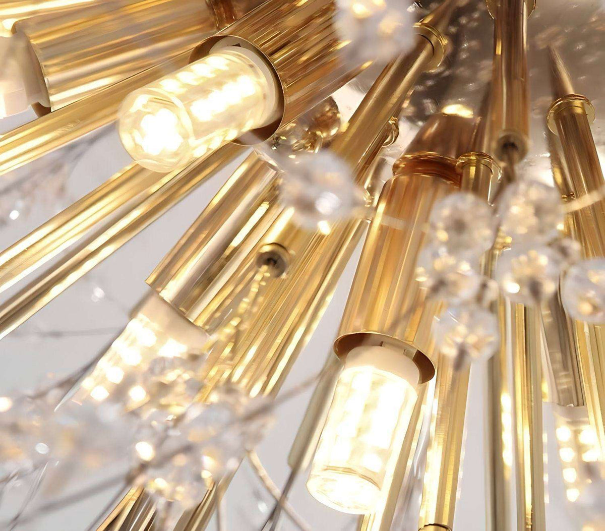 Plafonnier cristal K9 en forme de pissenlit, vue 5