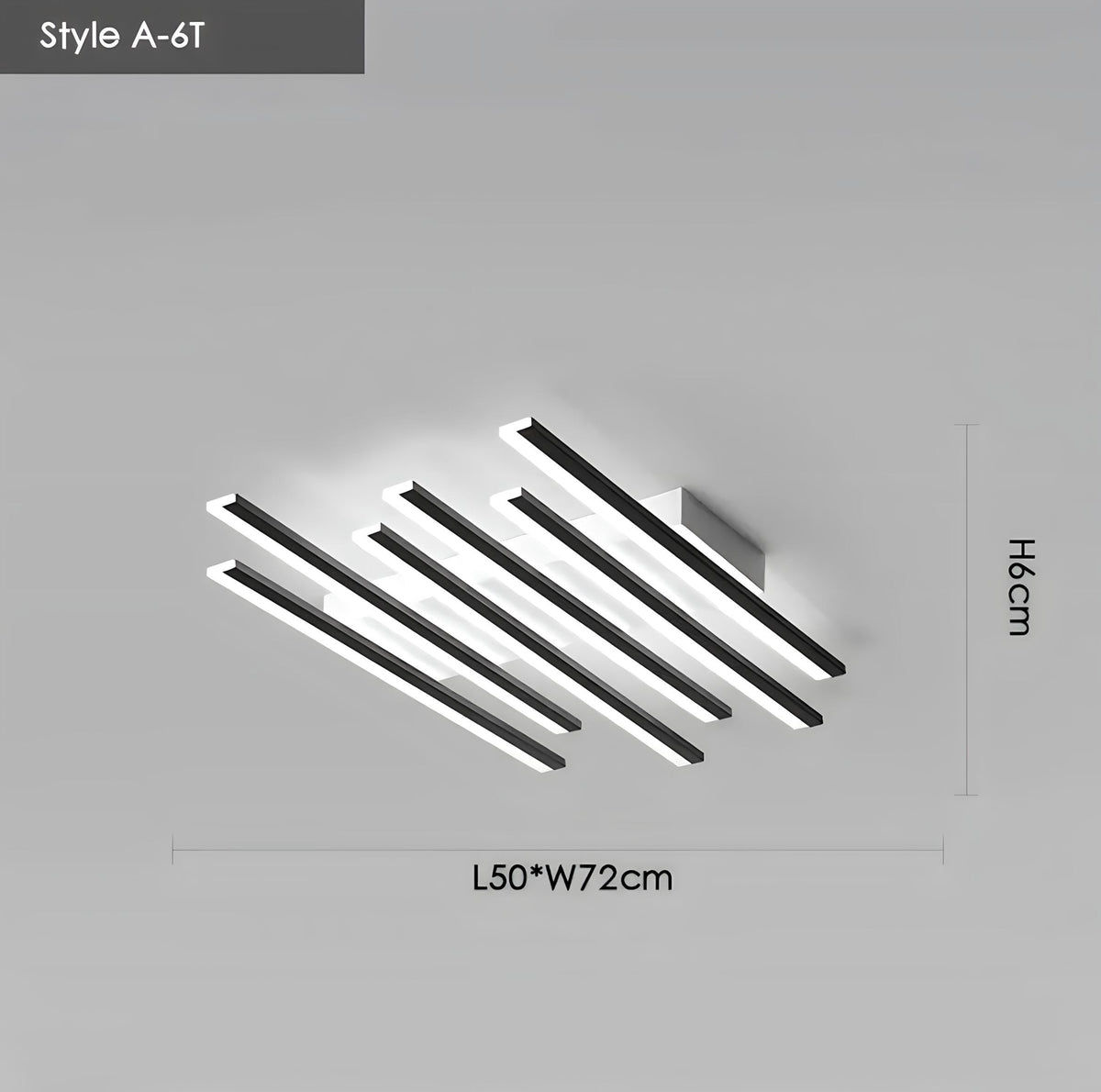 Plafonnier LED avec télécommande à formes ondulées Xeen, vue 11