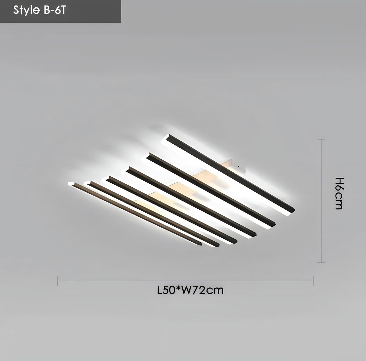 Plafonnier LED avec télécommande à formes ondulées Xeen, vue 14