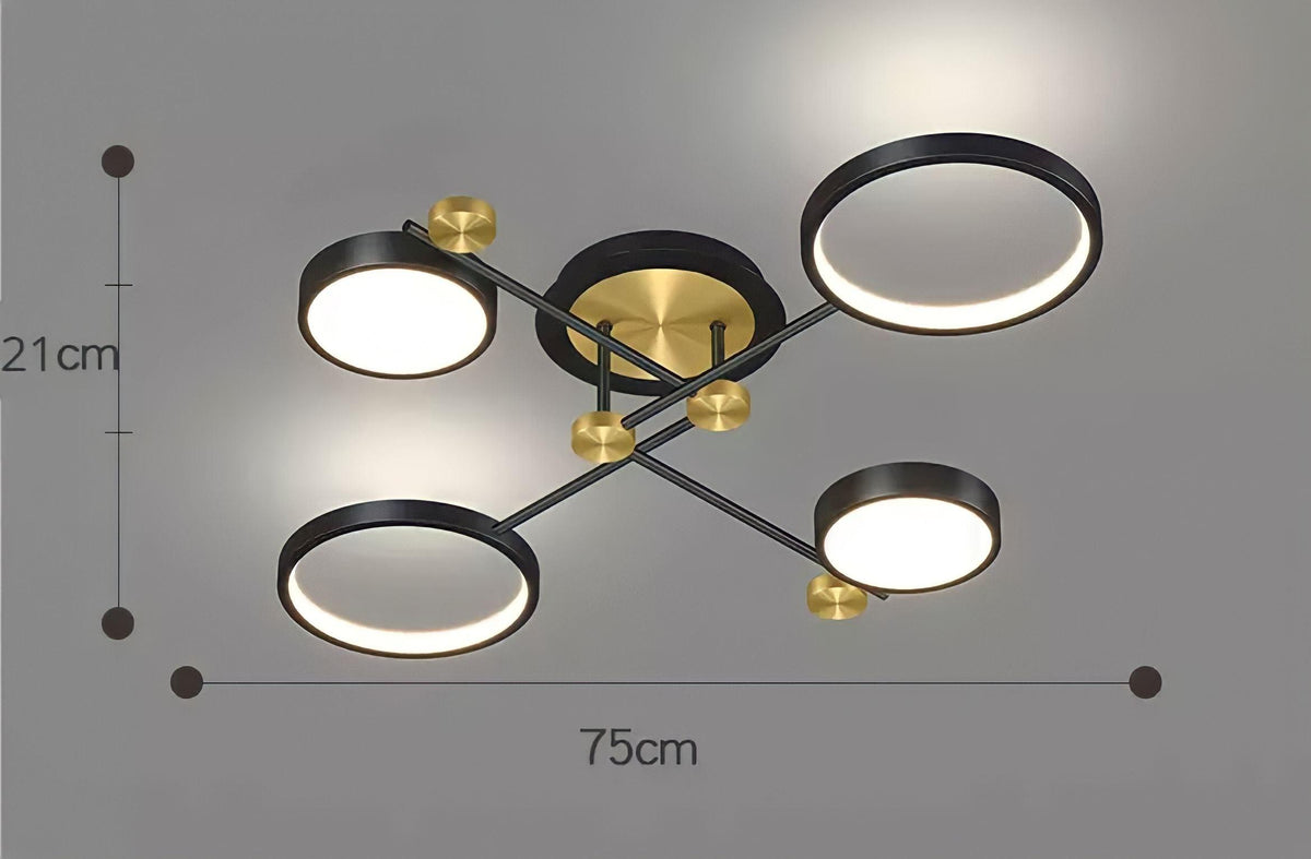 Plafonnier LED avec télécommande constellation, 4 à 8 éléments, vue 10