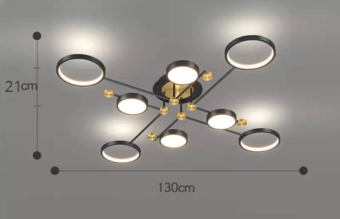 Plafonnier LED avec télécommande constellation, 4 à 8 éléments, vue 12