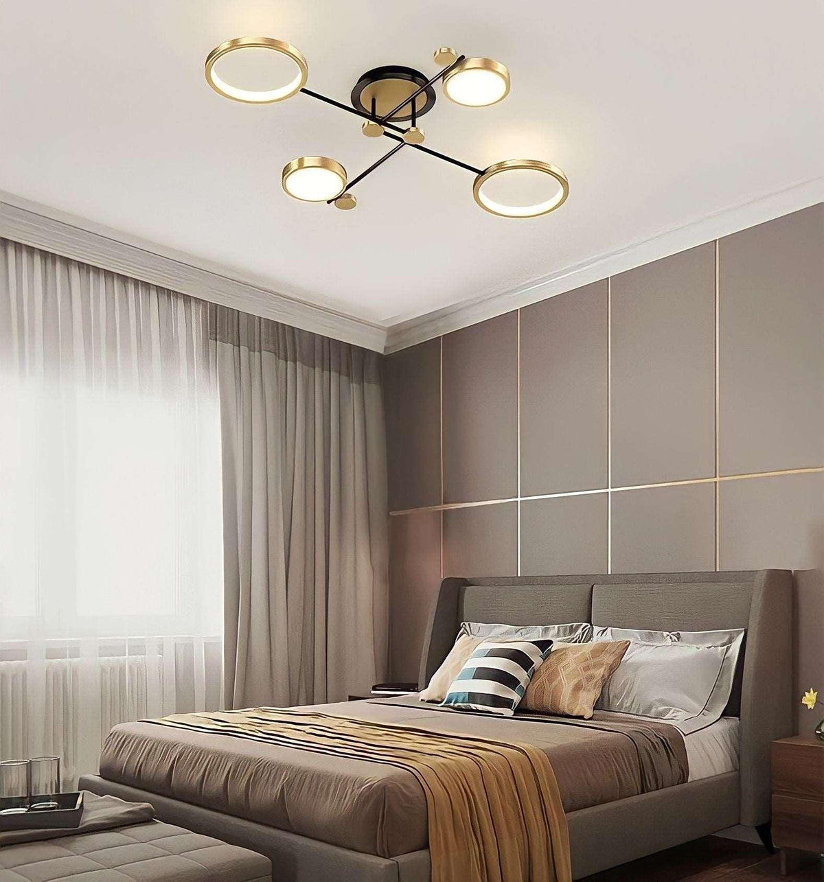Plafonnier LED avec télécommande constellation, 4 à 8 éléments, vue 4