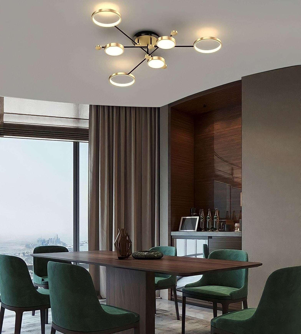 Plafonnier LED avec télécommande constellation, 4 à 8 éléments, vue 5