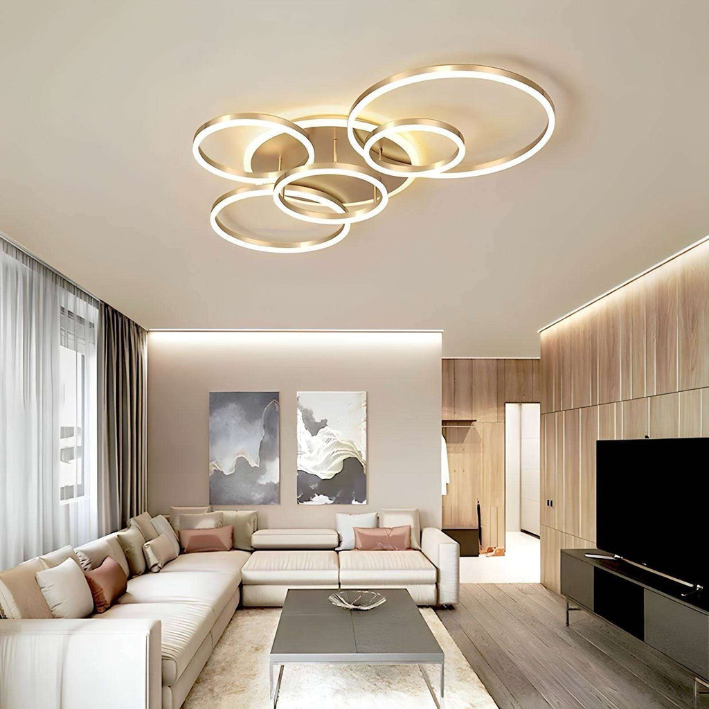 Plafonnier LED avec télécommande Halo, de 3 à 6 éléments