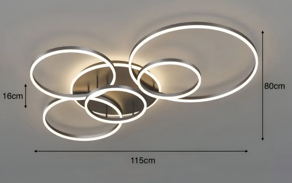 Plafonnier LED avec télécommande Halo, de 3 à 6 éléments, vue 10