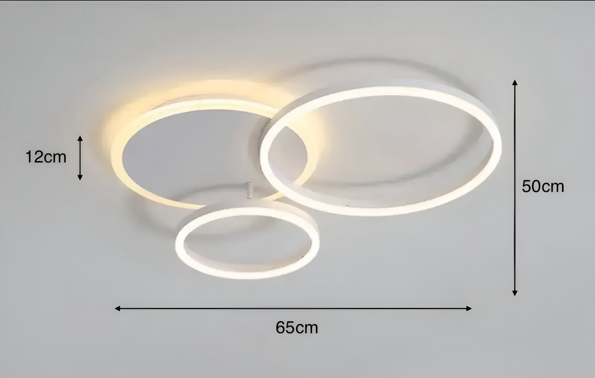 Plafonnier LED avec télécommande Halo, de 3 à 6 éléments, vue 11