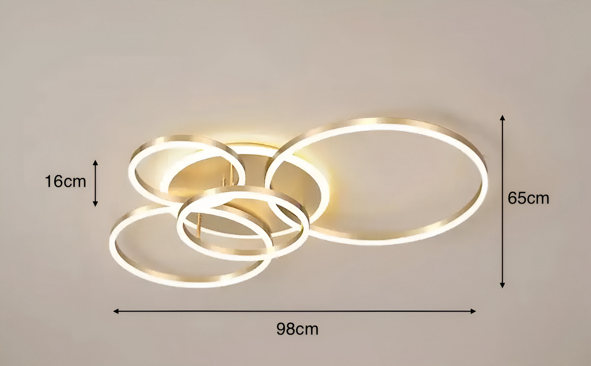 Plafonnier LED avec télécommande Halo, de 3 à 6 éléments, vue 15