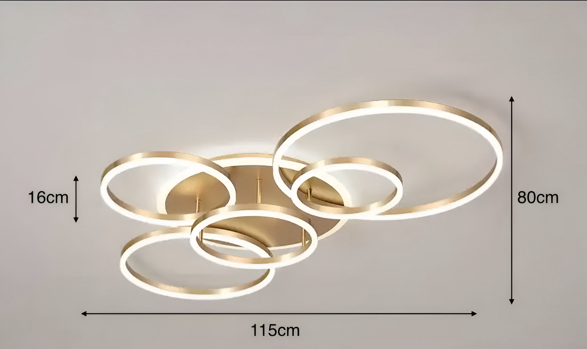 Plafonnier LED avec télécommande Halo, de 3 à 6 éléments, vue 16