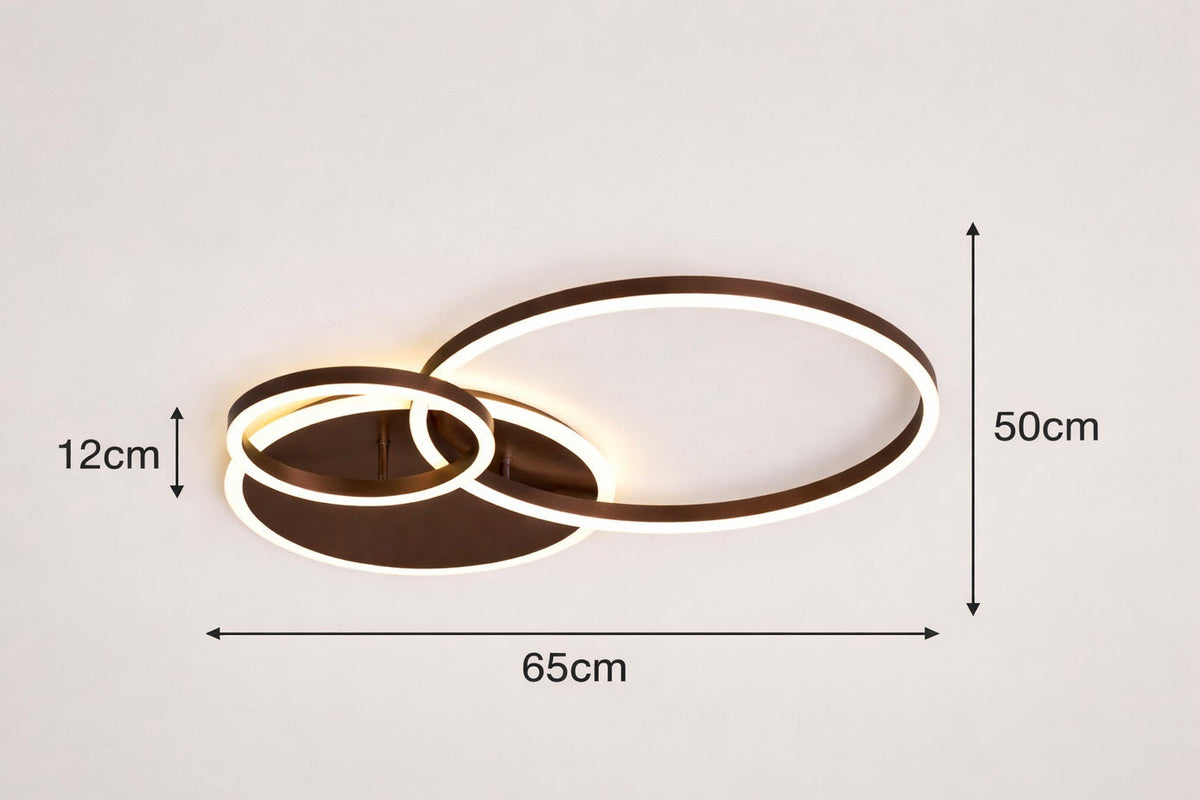 Plafonnier LED avec télécommande Halo, de 3 à 6 éléments, vue 17