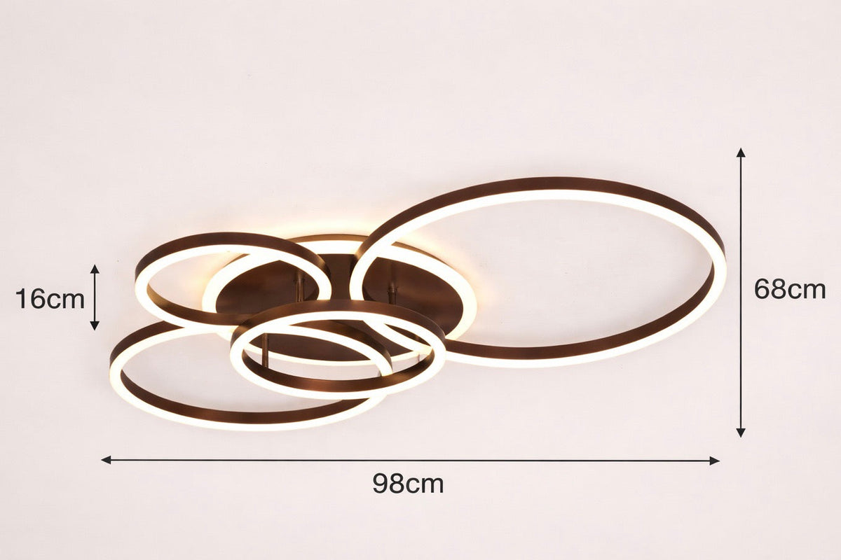 Plafonnier LED avec télécommande Halo, de 3 à 6 éléments, vue 18
