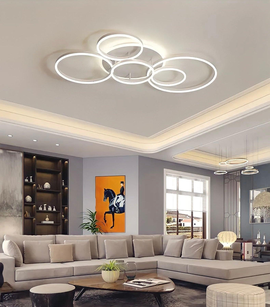 Plafonnier LED avec télécommande Halo, de 3 à 6 éléments, vue 2
