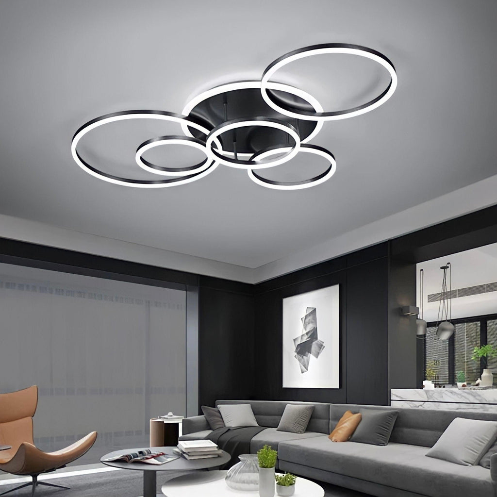 Plafonnier LED avec télécommande Halo, de 3 à 6 éléments, vue 4